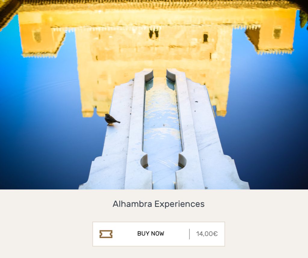 Alhambra Experiences Alhambra Experiences. Buy your Alhambra tickets in 5 easy steps