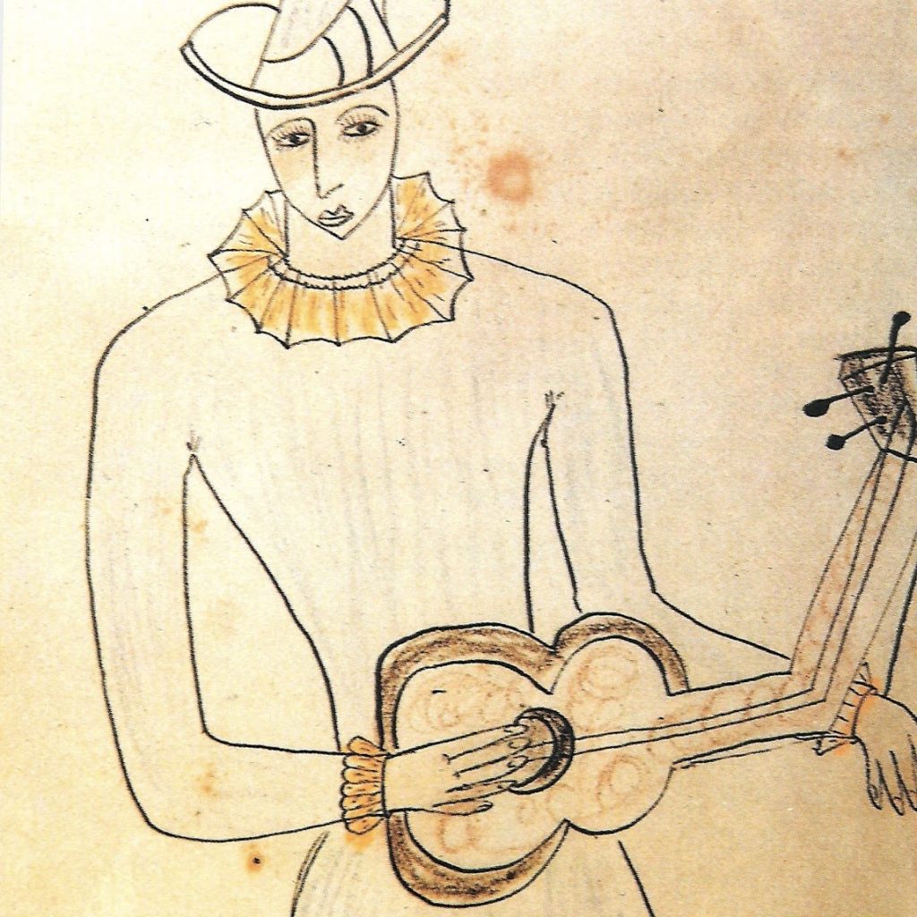 Federico García Lorca playing music